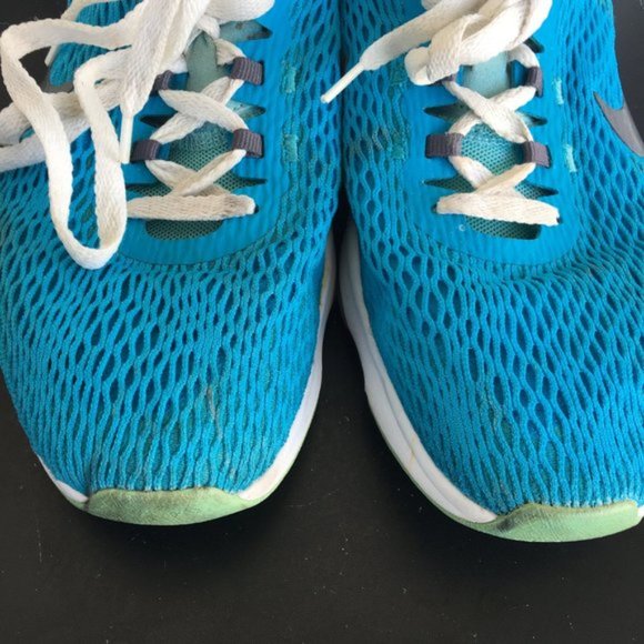 Nike Women's Zoom Fit Blue Lagoon/White Shoes Sneakers Size 9 - Picture 8 of 12